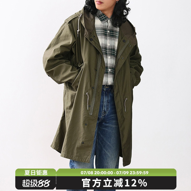 Mbbcar窄幅M51风衣秋冬美式复古