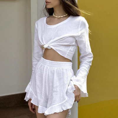 Sleepwear loose two-piece set for women