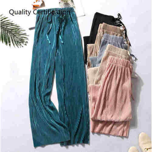 New fashion loose trousers pleated pants