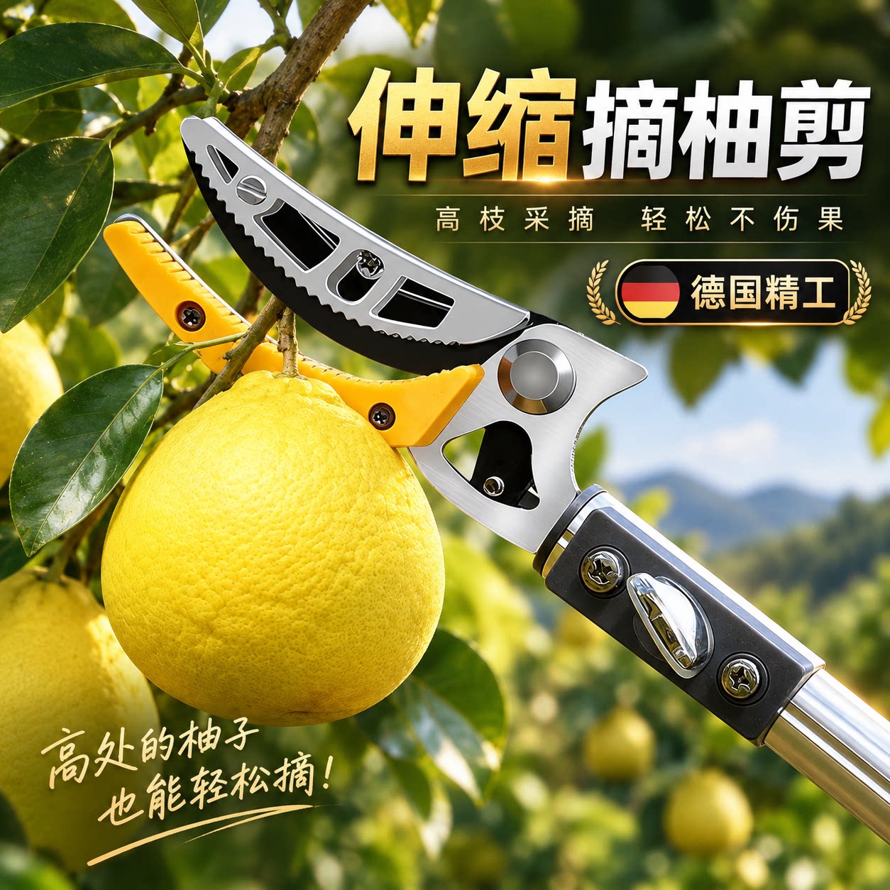 【德国精工】摘柚子专用工具剪刀图片