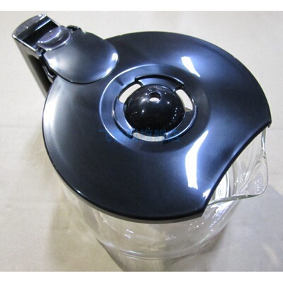 适用于飞利浦 philips 咖啡机配件 HD7751 玻璃咖啡壶/杯 黑色 正