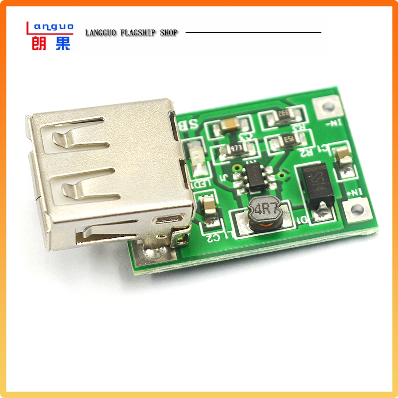 DC-DC可调USB升压稳压电源模块板