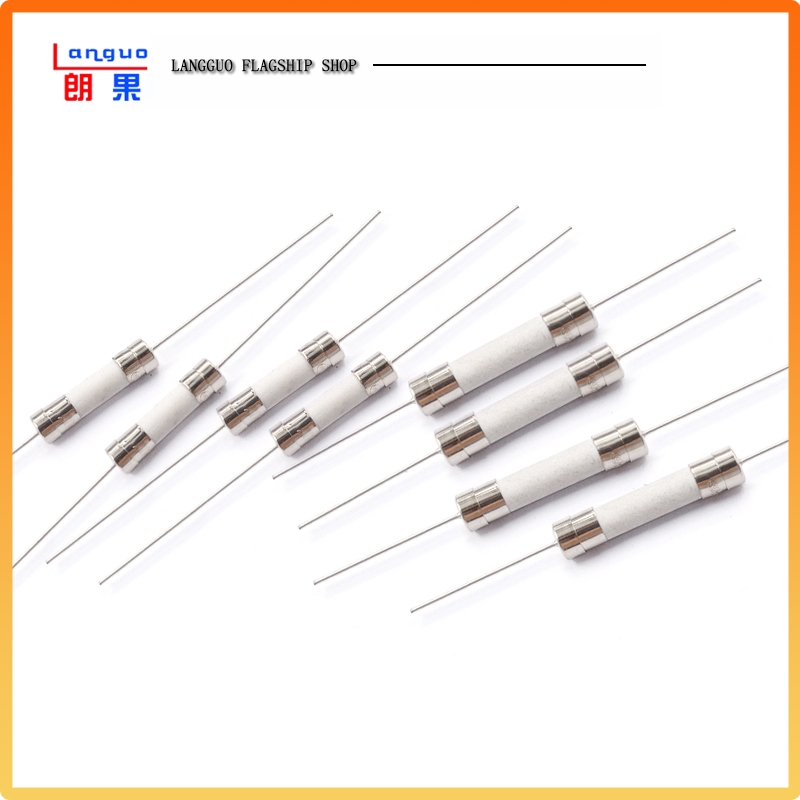 陶瓷保险管带引脚5*20快断2A