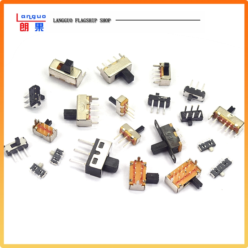 拨动开关单双排直插卧式小微型