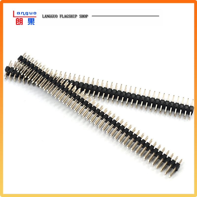 双排针杜邦接插件2*40直针
