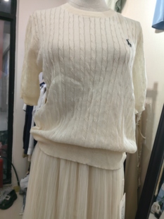 实体店同款2025夏季新款女装时尚气质百搭宽松舒适短袖针织