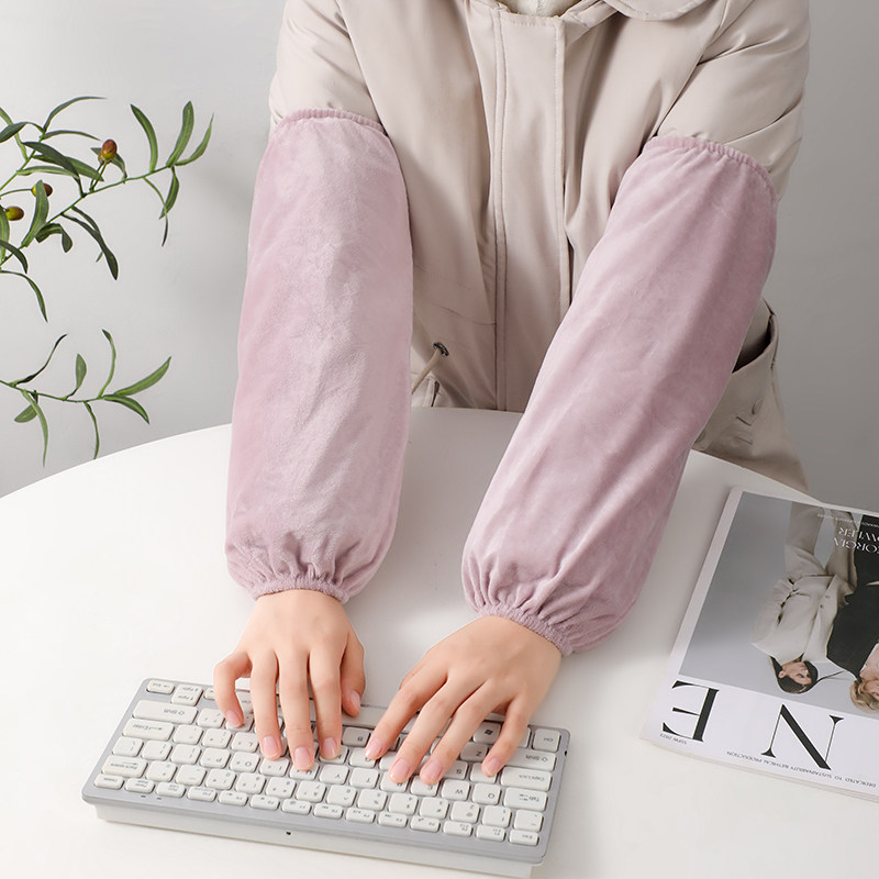 袖套女上班耐脏加长大码成人手臂手套