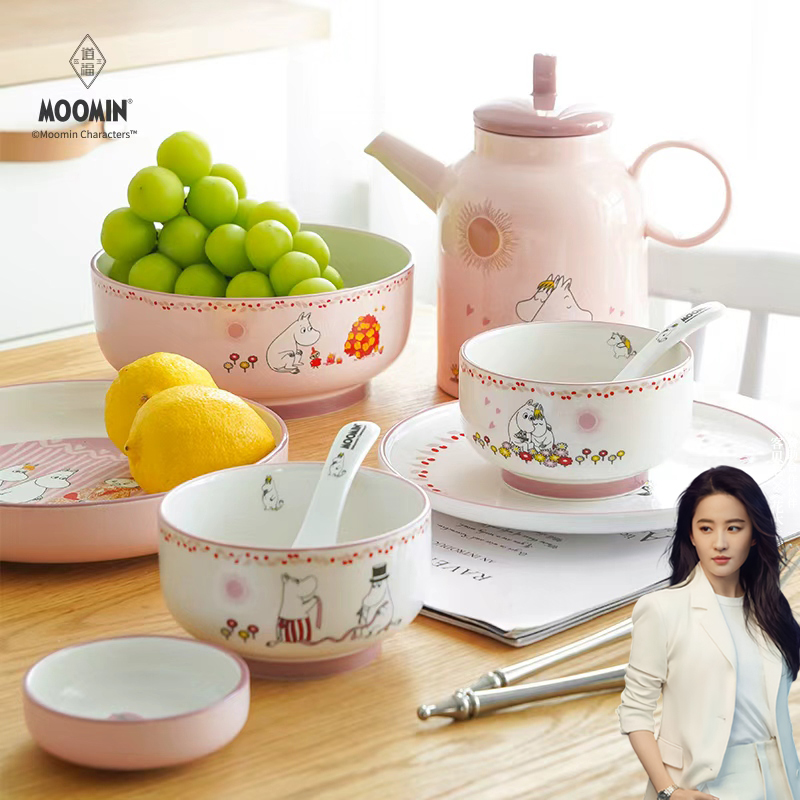 moomin姆明正版授权陶瓷碗套装