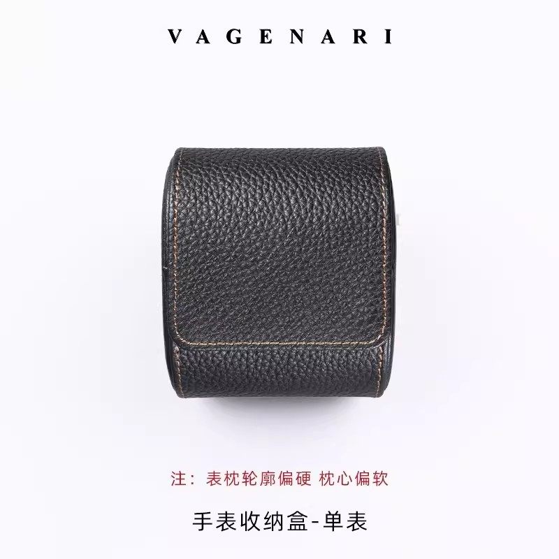Vagenari维瑞亚 手表收纳表盒 旅行可携式表盒 彷皮革