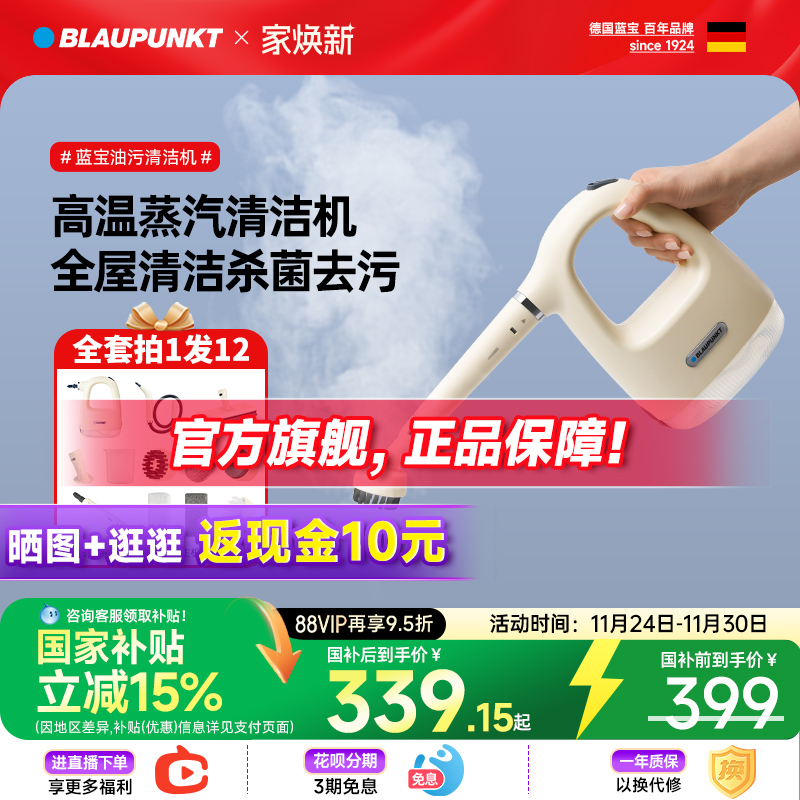 德国蓝宝高温高压蒸汽清洁机家用小型厨房空调家电油烟消毒清洗机