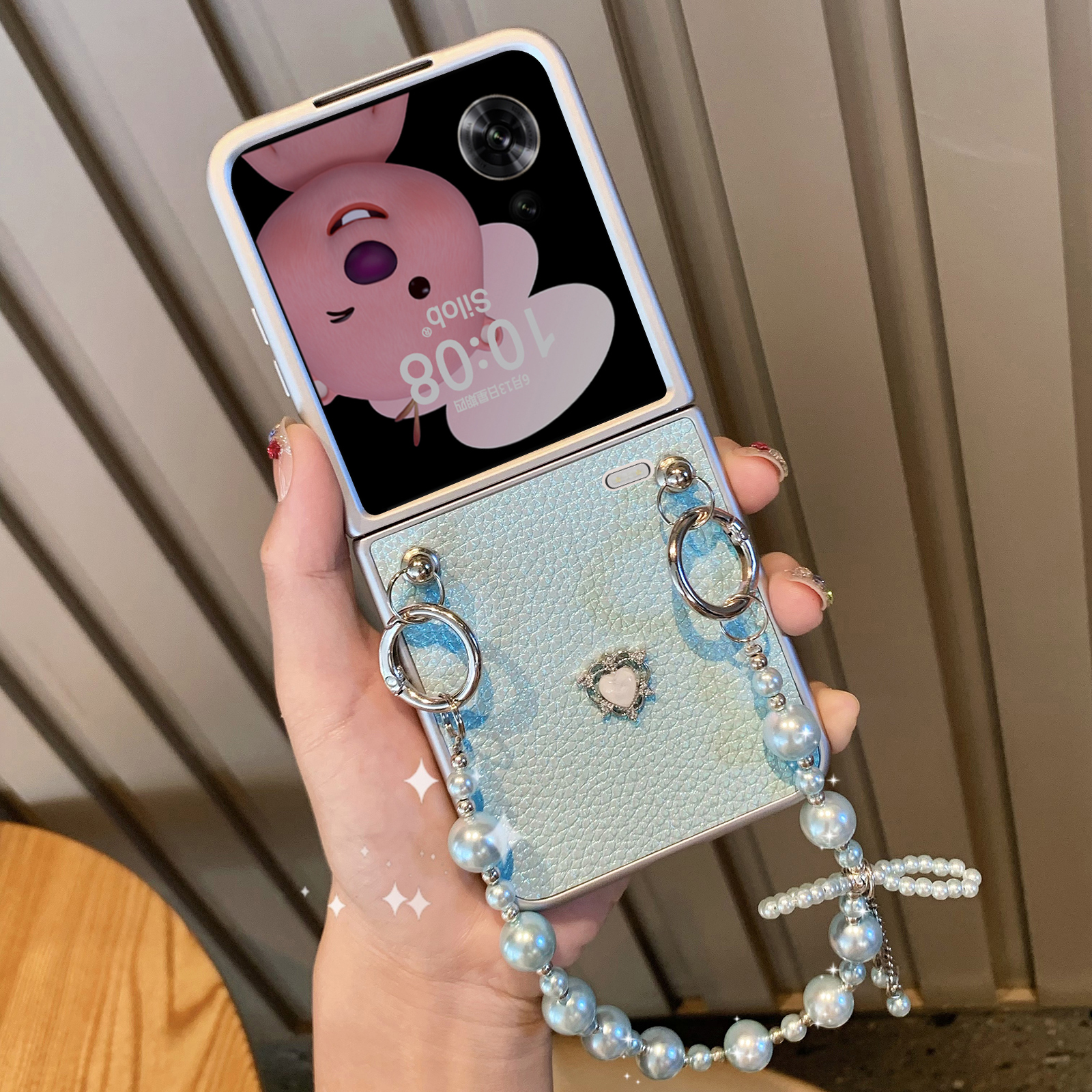 荣耀Vflip皮质简约手机壳