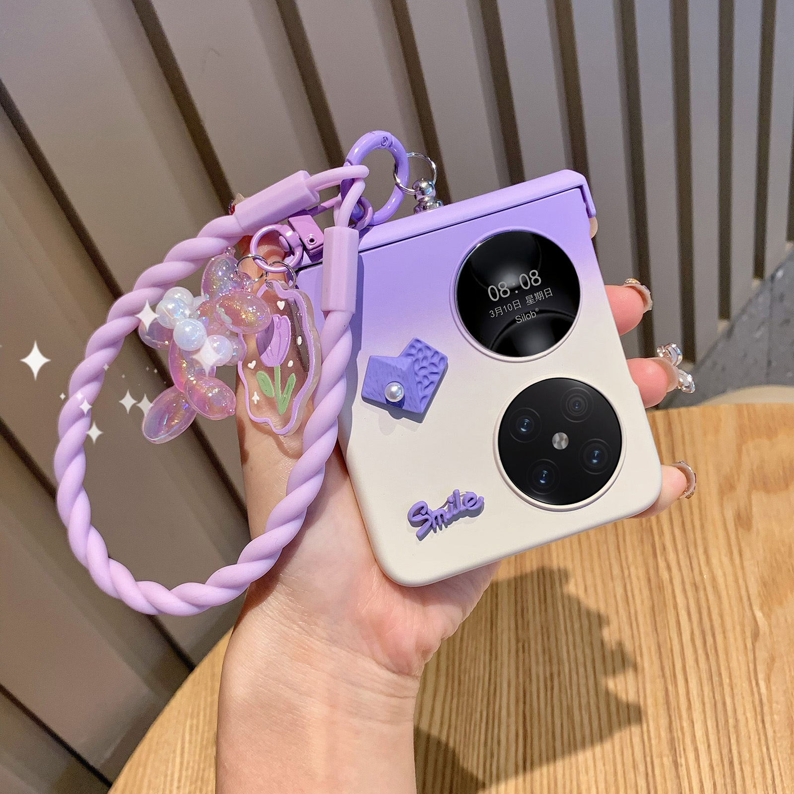 华为pocket2磨砂全包手机壳