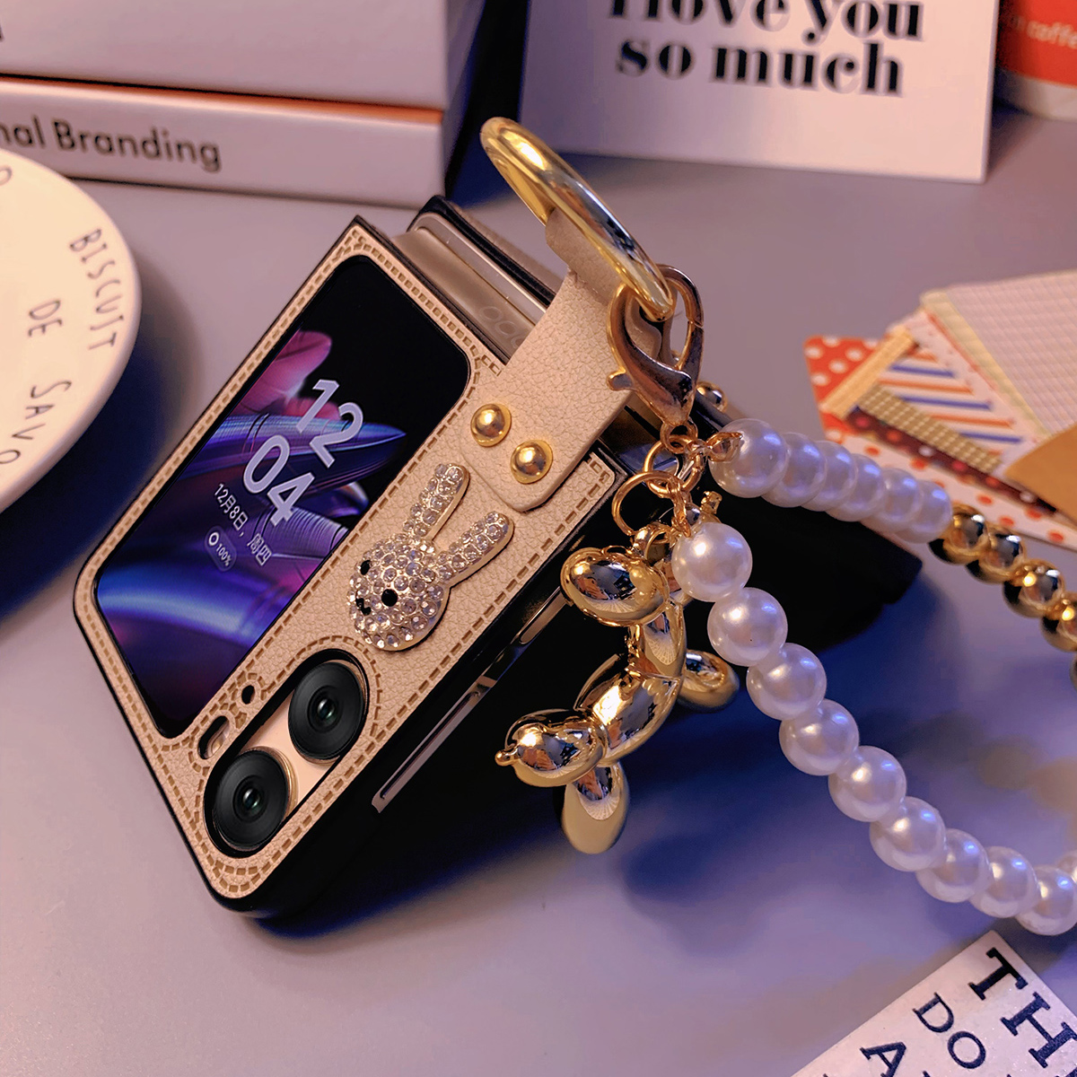 适用oppofindn2flip指环保护壳