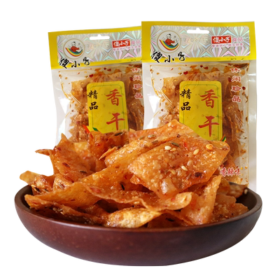 傻小子麻辣香豆干辣条怀旧湖南