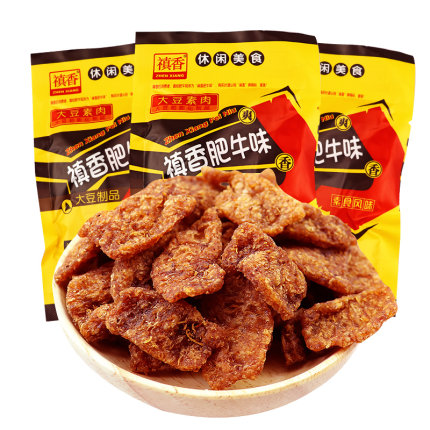 禛香香菇肥牛味真香零食怀旧食品大豆素肉小时候的可以吃很久的