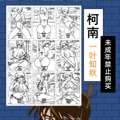 嘎嘎鸭制作  名侦探柯南主题系列折光彩闪收藏卡（大卡63*88mm）