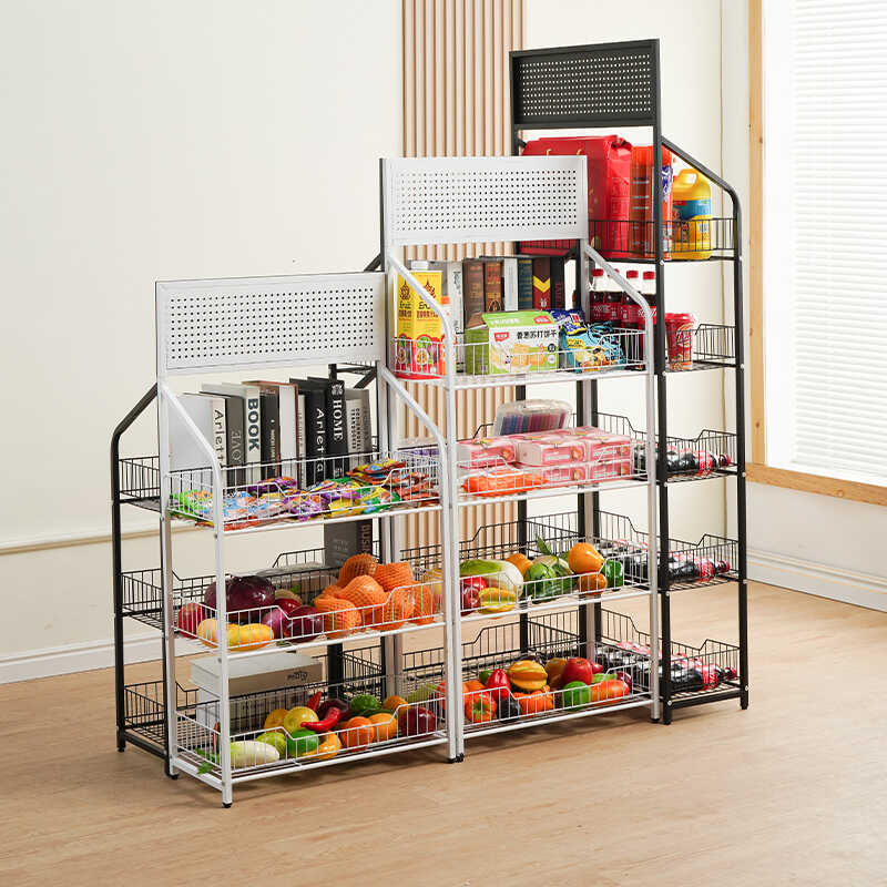 便利店超市零食货架置物架饮料架子食品移动展示架玩具收银台多层