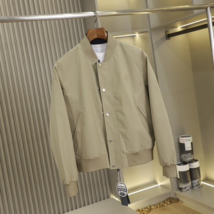 两面穿设计 质感时尚 秋季 男士 棒球领休闲棒球服夹克 新款 老美单