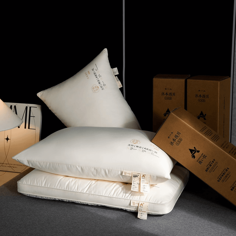 单人护颈枕头枕芯人体工学设计