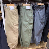 纯色全棉宽松薄款 春夏男士 束脚休闲裤 工装 扎实好货 裤 东吉U家