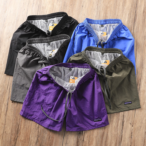 短裤直筒休闲尼龙面料运动裤