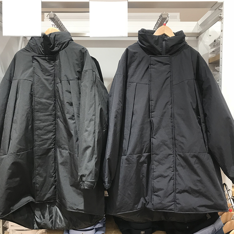 加厚保暖棉衣中长款连帽秋冬