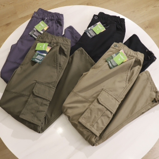 裤 德国精工 纯棉透气户外运动宽松大口袋直筒休闲工装 男士 3D立裁