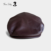 thomas 正品 授权 shelby汤米谢尔比剃刀党英伦鸭舌帽男牛皮开普帽