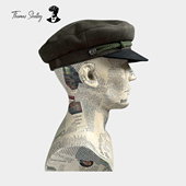 正品 授权thomas shelby汤米谢尔比剃刀党英伦军绿色海军帽水手帽