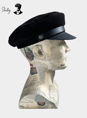 正品授权 thomas shelby汤米谢尔比剃刀党英伦复古秋冬黑色海军帽