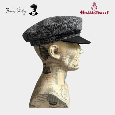 哈里斯HarrisTweed海军帽鸭舌帽
