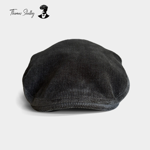 正品授权 thomas shelby汤米谢尔比剃刀党英伦鸭舌帽灯芯绒开普帽