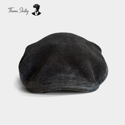 正品授权 thomas shelby汤米谢尔比剃刀党英伦鸭舌帽灯芯绒开普帽