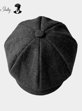 正品授权thomas shelby谢尔比剃刀党浴血黑帮原版八角帽报童帽