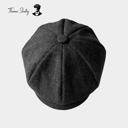 正品授权thomas shelby谢尔比剃刀党浴血黑帮原版八角帽报童帽