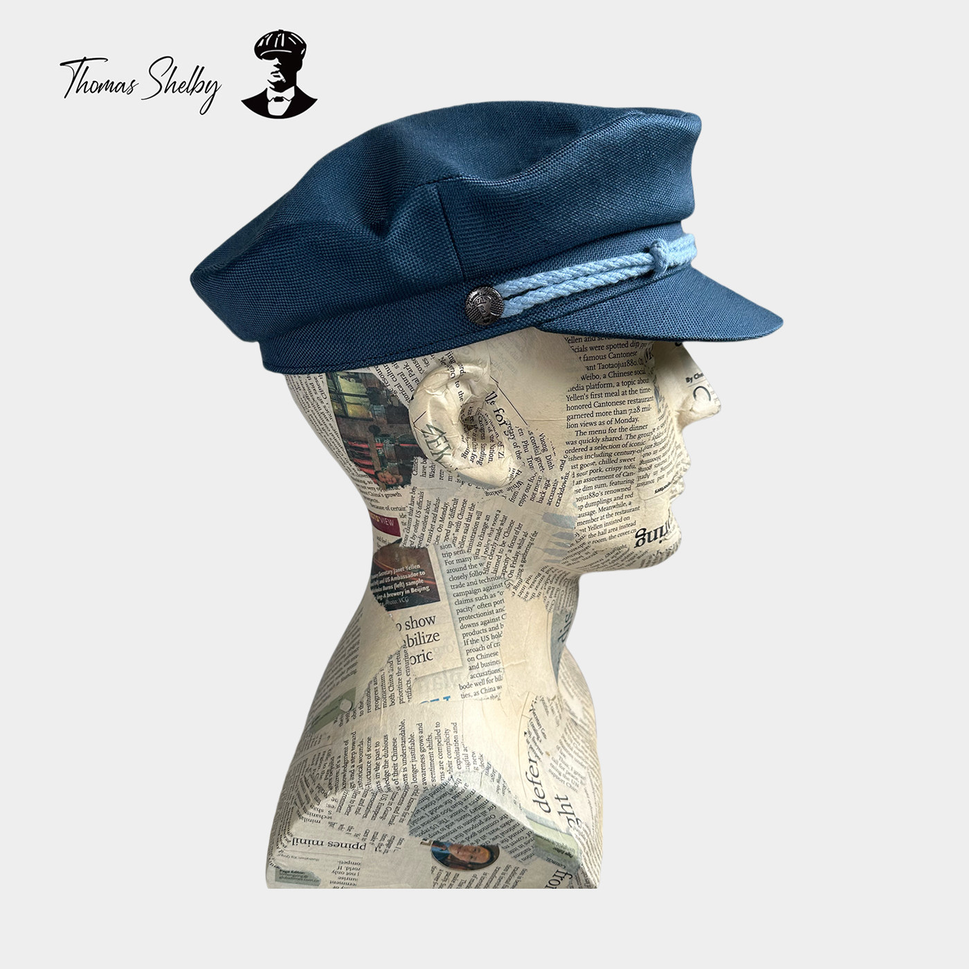 正品授权thomas shelby汤米谢尔比剃刀党英伦亚麻蓝海军帽水手帽,服饰配件/皮带/帽子/围巾,帽子,淘宝优惠券,粉丝福利购,淘宝优惠卷