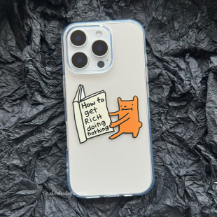 rich适用于iPhone17promax手机壳13透明苹果14pro全包iPhone16pro小众卡通15pro防摔安卓可定制 get How