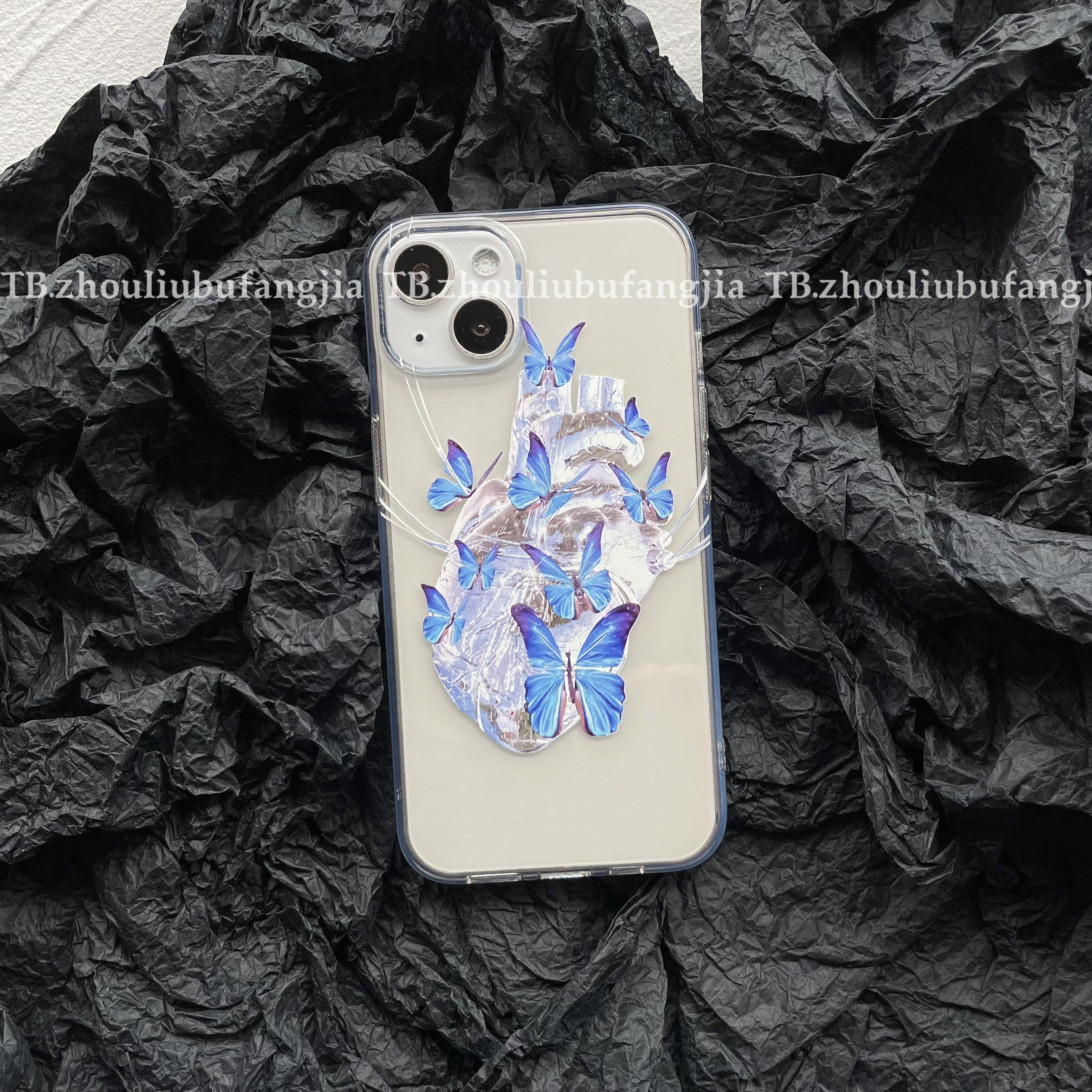 iPhone17tpu心脏蝴蝶手机壳