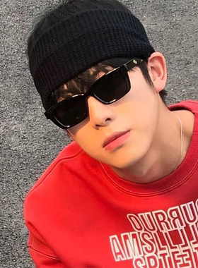 韩版潮网红jennie同款猫眼墨镜街