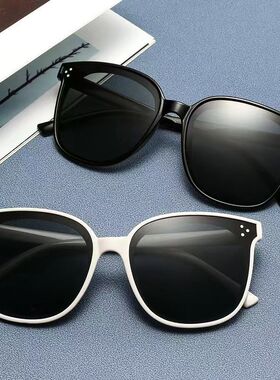 蹦迪个性黑色太阳镜2024新款韩版