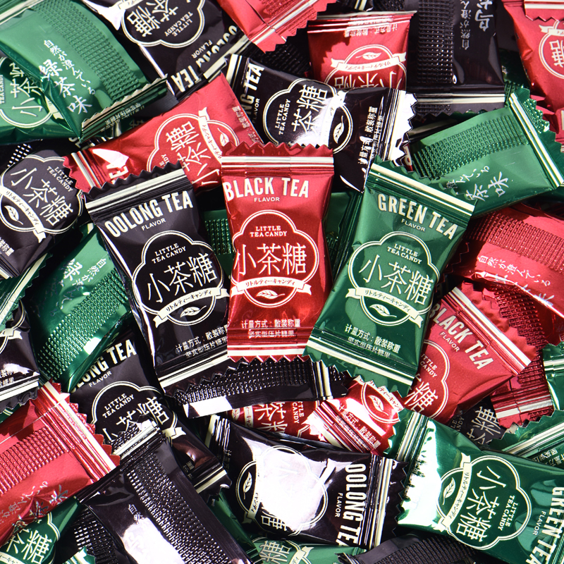 薄荷糖男女约会口气清香含片茶糖