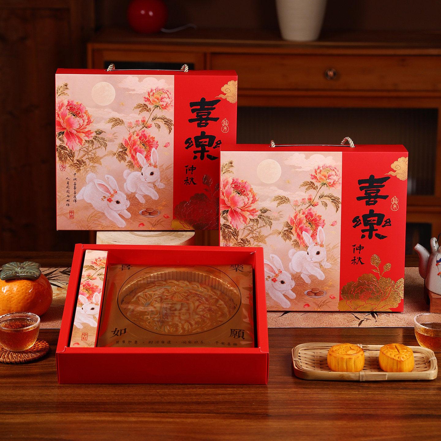 大月饼包装盒500g克装月饼盒