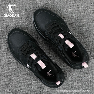 冬季 2025新款 皮面老爹鞋 正品 乔丹运动鞋 女士轻便防水跑步鞋 女女鞋