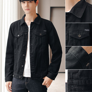 JK9019-P70现货2021秋季新品男士牛仔夹克青少年时尚百搭外套上衣图片