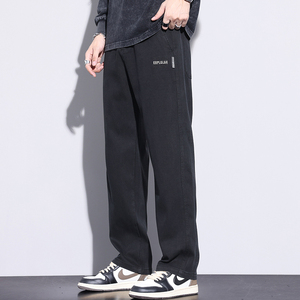 2024春夏休闲青少年宽松潮莱赛尔天丝运动拖地裤子K833-p45有现货图片