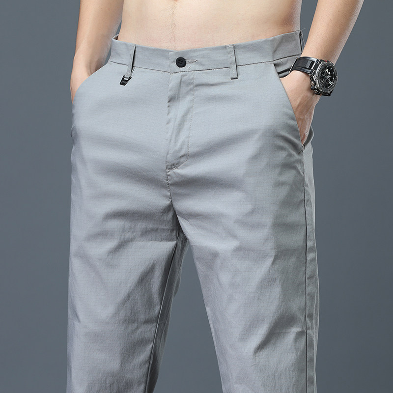 西裤男2021夏季新款弹力九分裤发型师男士韩版休闲裤 XK558-P36图片