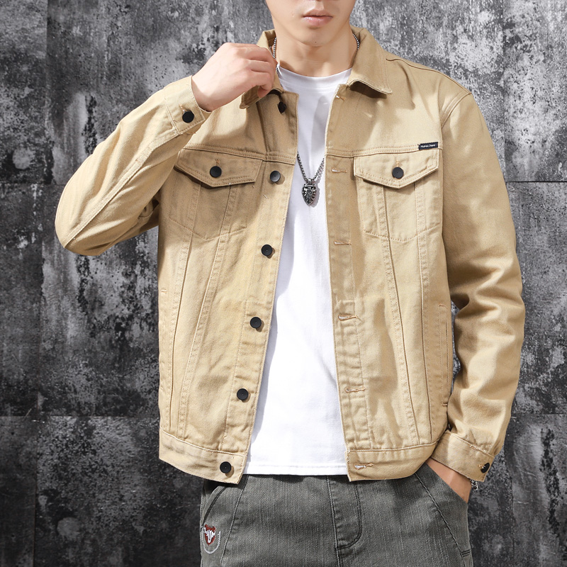 2023秋季新款水洗宽松大码日系潮流牛仔衣夹克外套9019-P70现货款，男装夹克，星座224-1