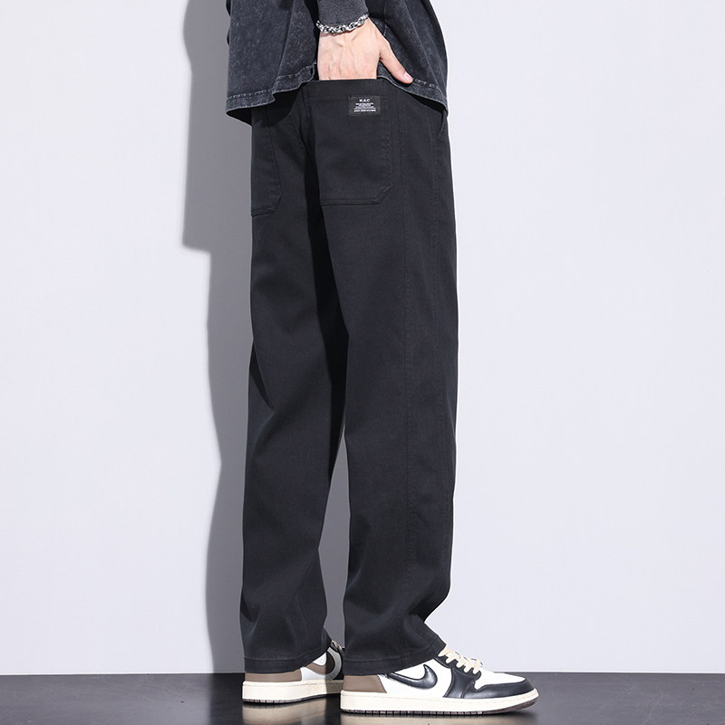 2024春夏秋休闲青少年宽松潮莱赛尔天丝运动拖地裤子833-p45现货,男装休闲裤,星座224-1