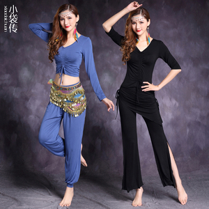 肚皮舞服装女练功服2024春秋冬新款初学者套装裤子莫代尔性感显瘦