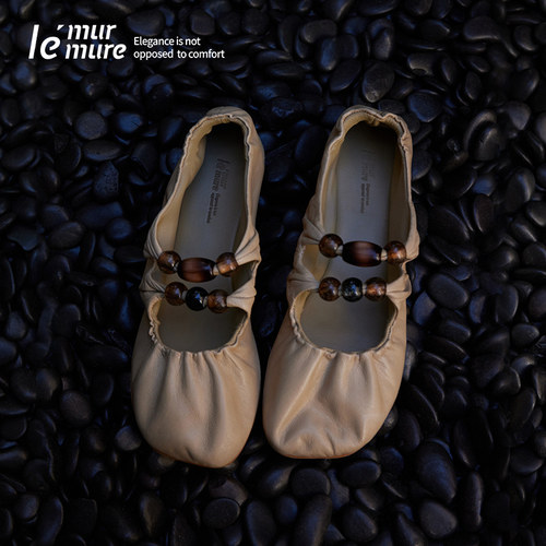 Le'Murmure云感BABY羊皮芭蕾鞋